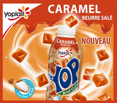 Produits ARTICLES - Actualités -Nouveau YOP Caramel