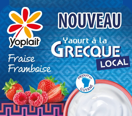 Yaourts à la Grecque fraise et Framboise
