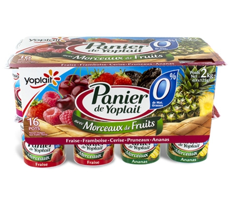 Yaourts maigre aux fruits
